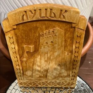 Vintage Handcrafted Slovakian Beechwood Carving